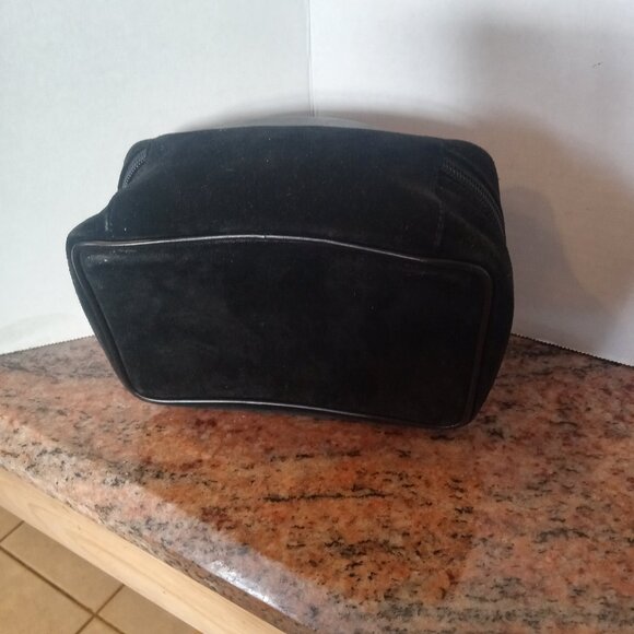 Vintage Gucci Horsebit Suede Vanity Train Case Toiletry Mini Handbag - Picture 4 of 6